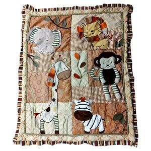 CoCaLo Baby Nali Jungle Animals Nursery Crib Comforter Room Decor
